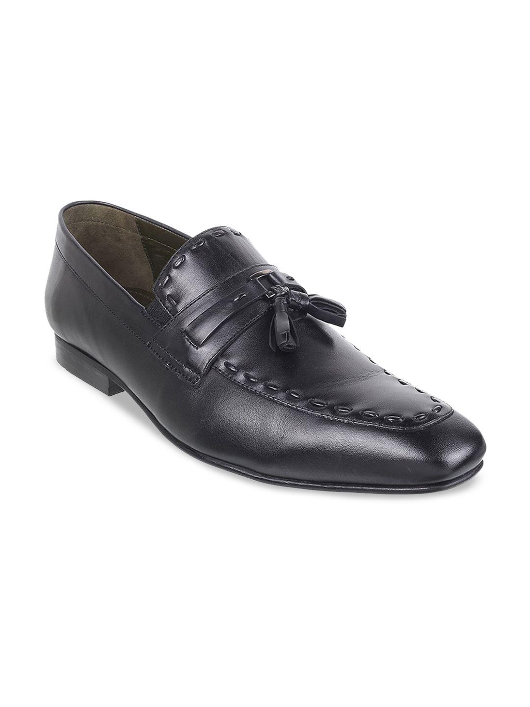 j.fontini men textured leather formal loafers