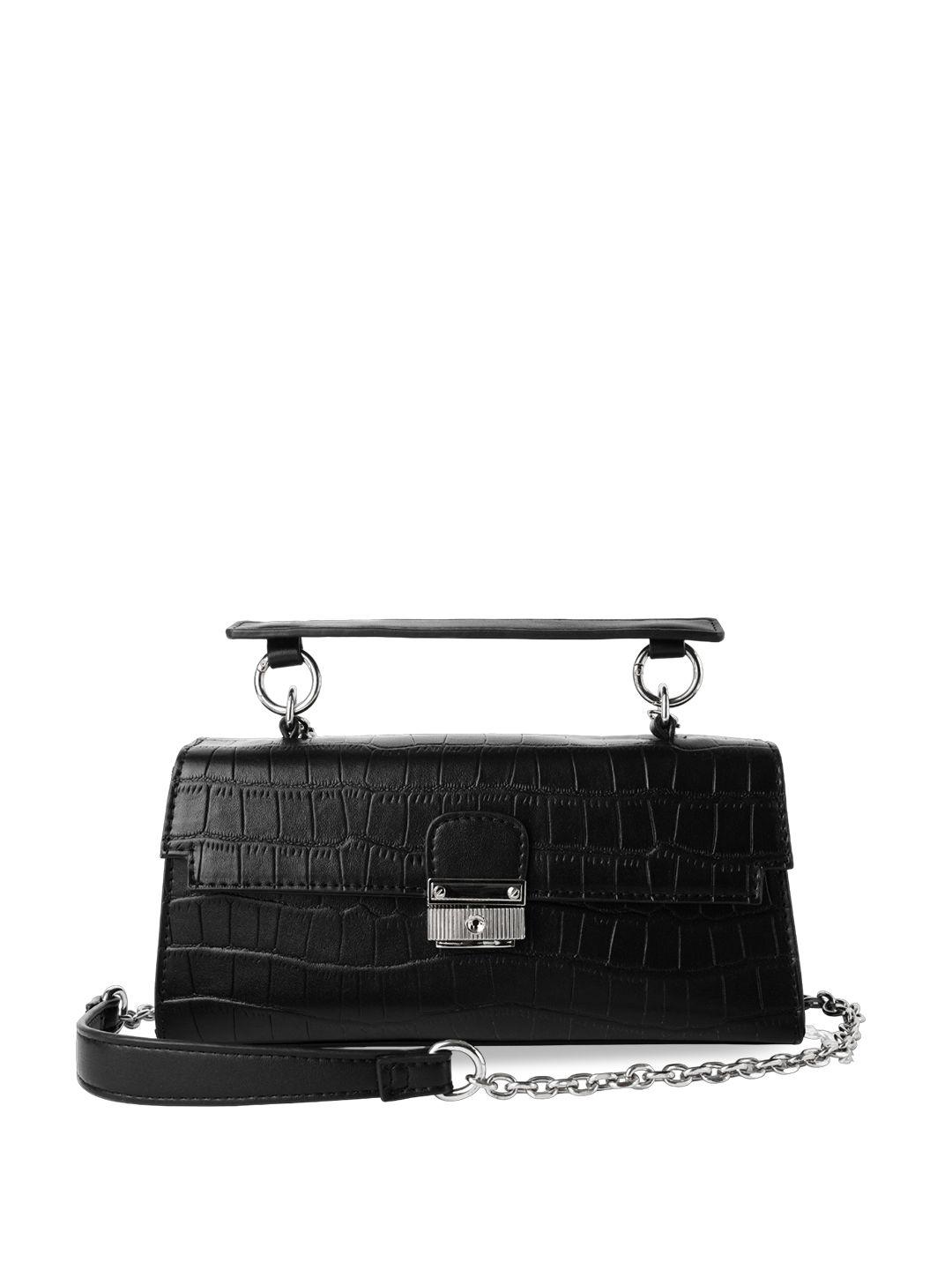 angeline textured structured sling bag