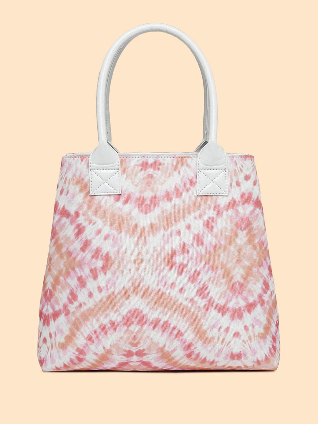 sangria tie & dye dyed shopper tote bag