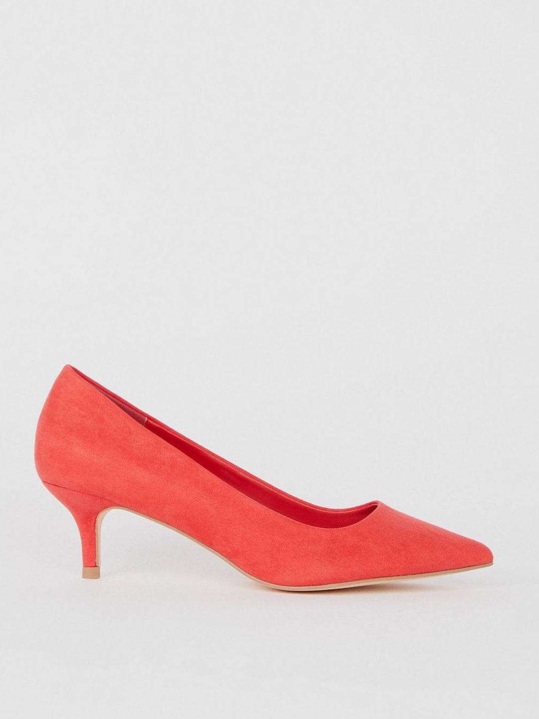 dorothy perkins wide fit kitten heel pumps