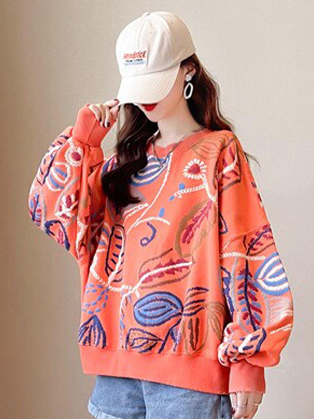 stylecast orange print top