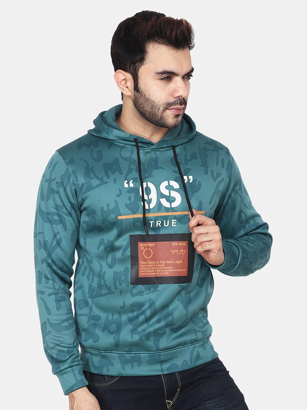 albion men green hooded sweatshirt