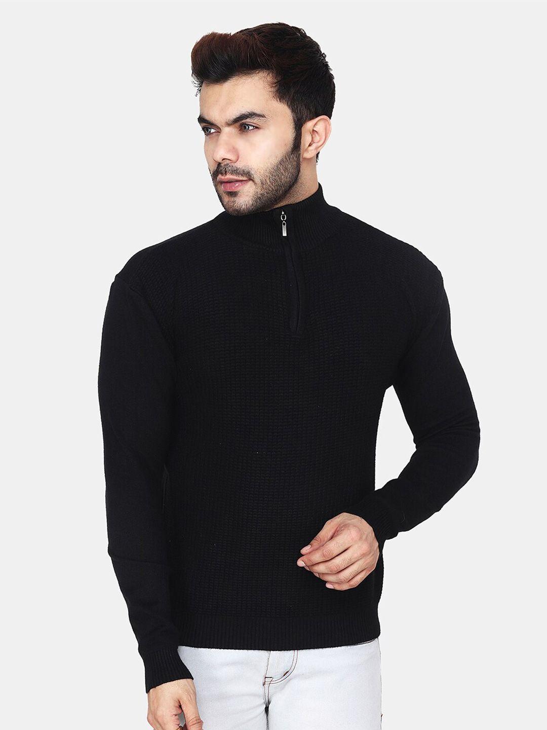 albion men black woollen pullover