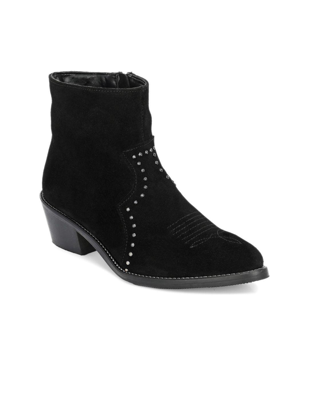 carlo romano women casual high-top block-heeled winter boots