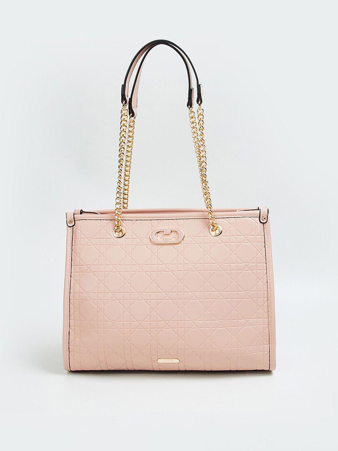 code by lifestyle pink shoulder bag