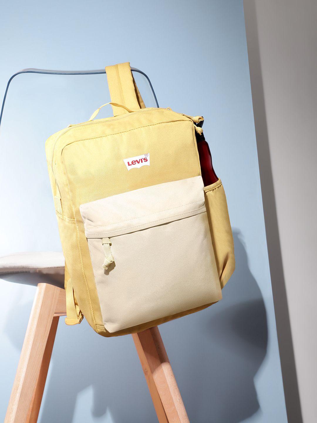 levis men colourblocked backpack