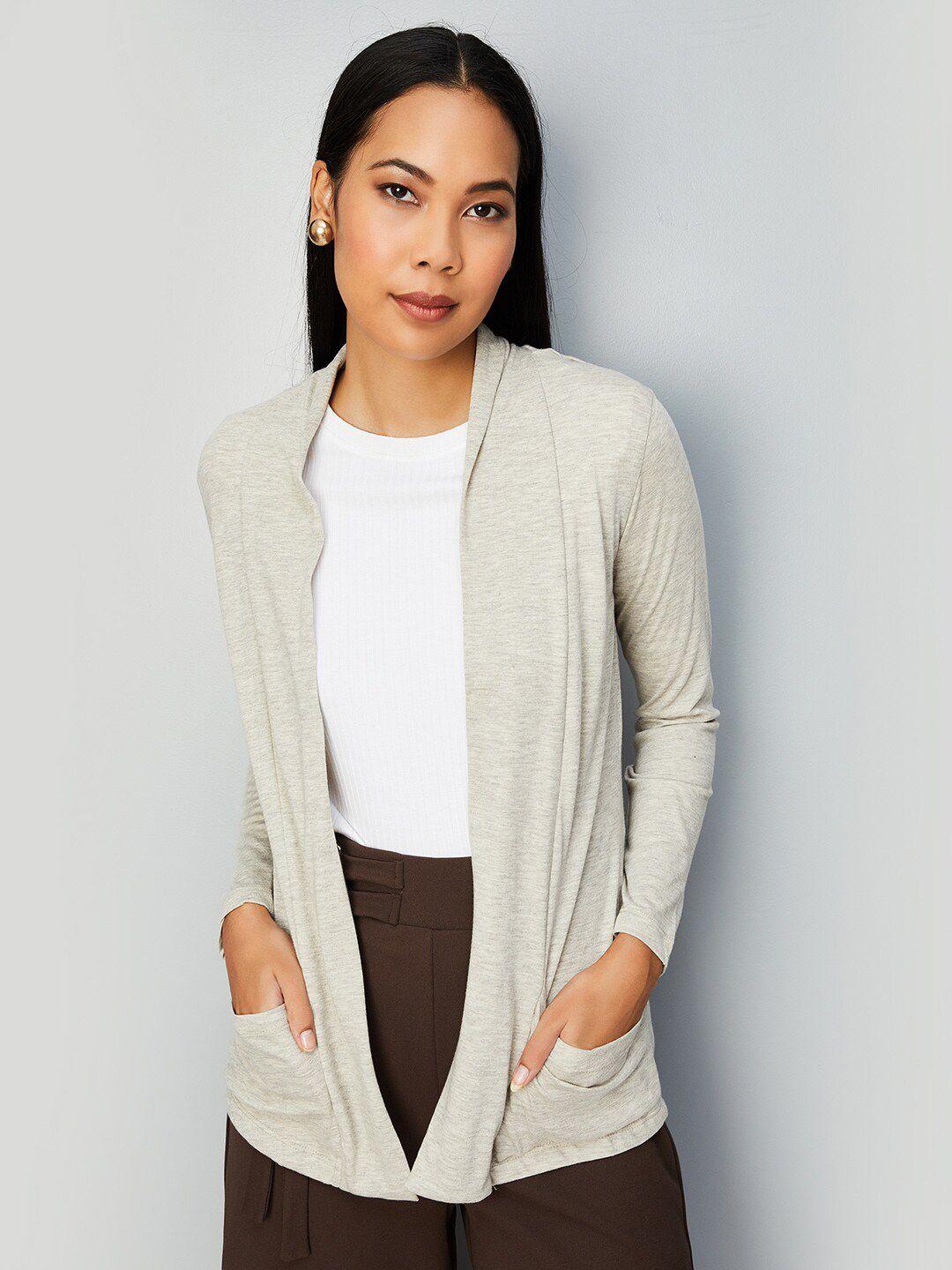 max women beige shrug