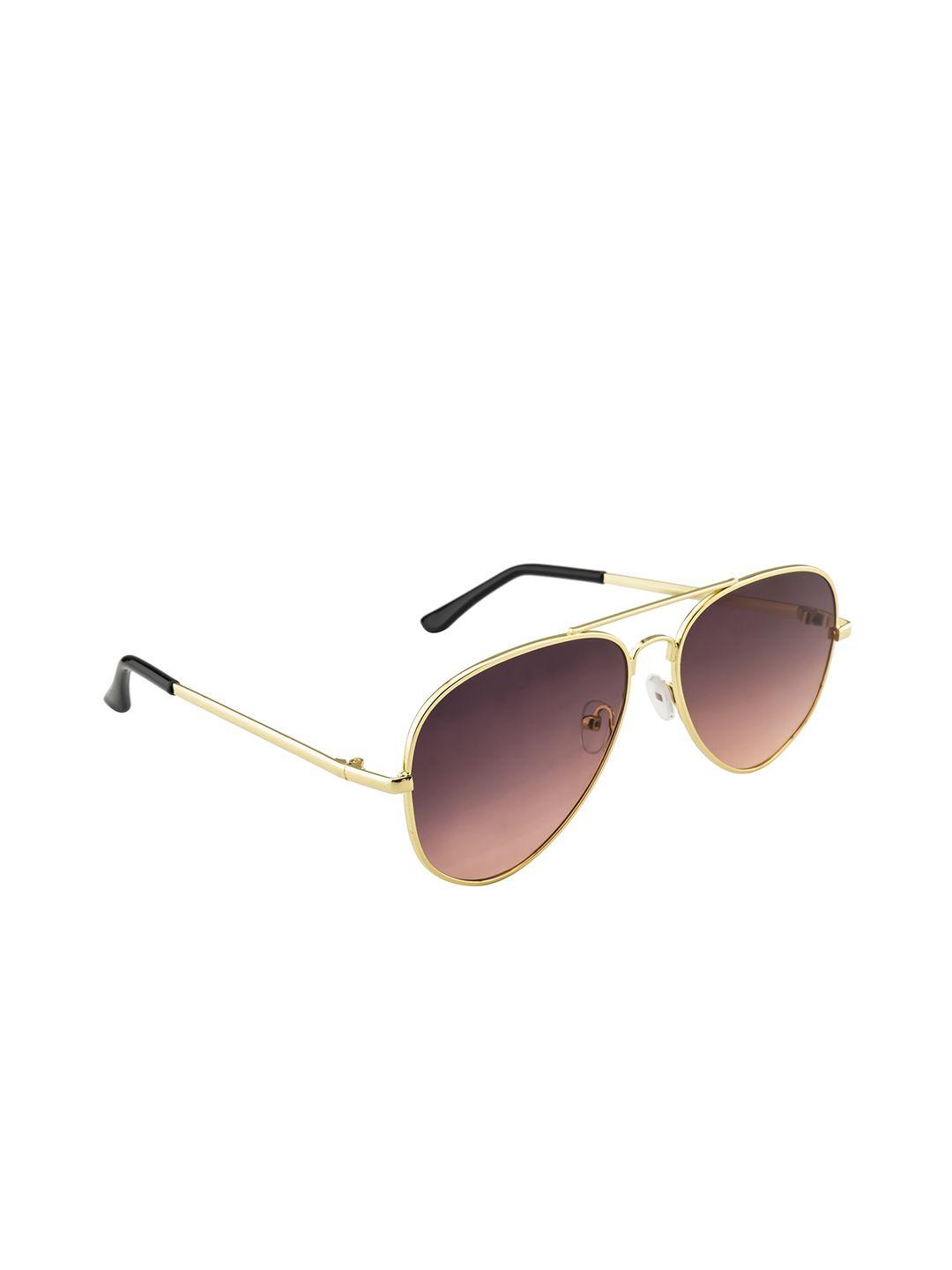 wrogn unisex aviator sunglasses with uv protected lens-wr-ho921