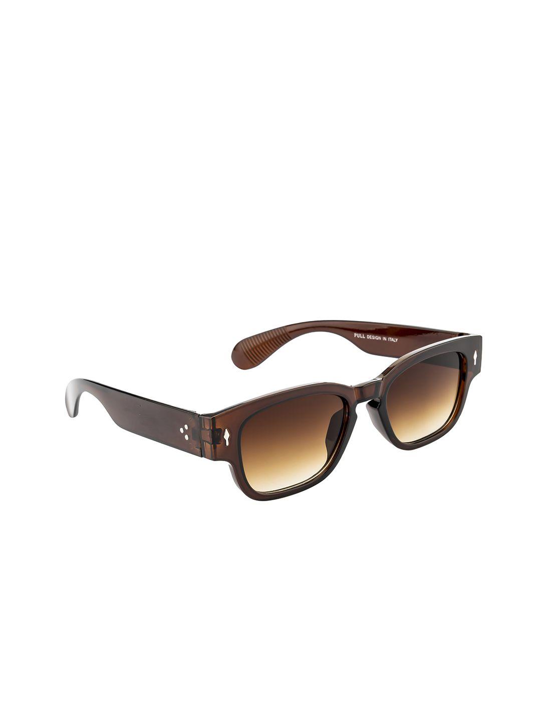 wrogn unisex lens & rectangle sunglasses with uv protected lens