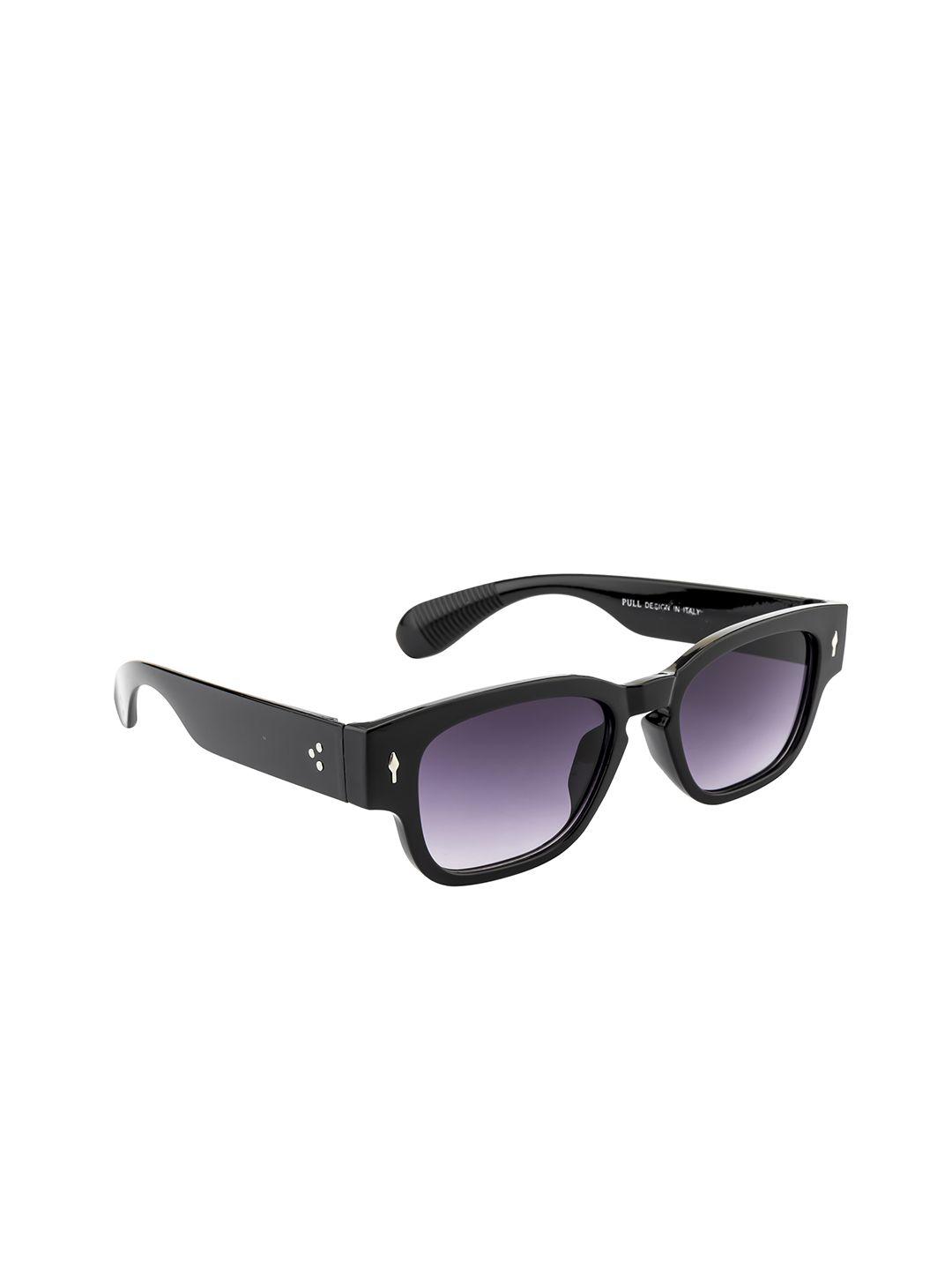 wrogn unisex rectangle sunglasses with uv protected lens wr-p9676-c4