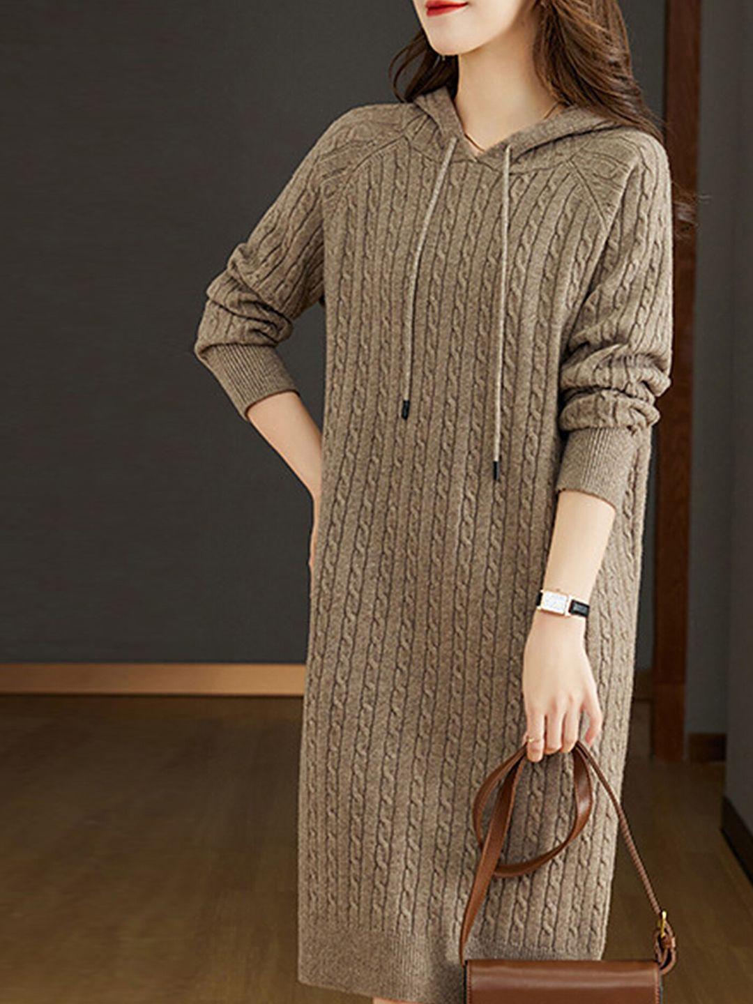 lulu & sky camel brown dress