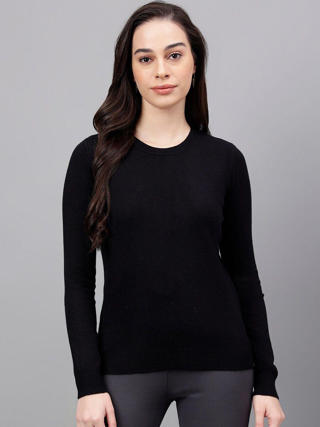 xpose women black pullover