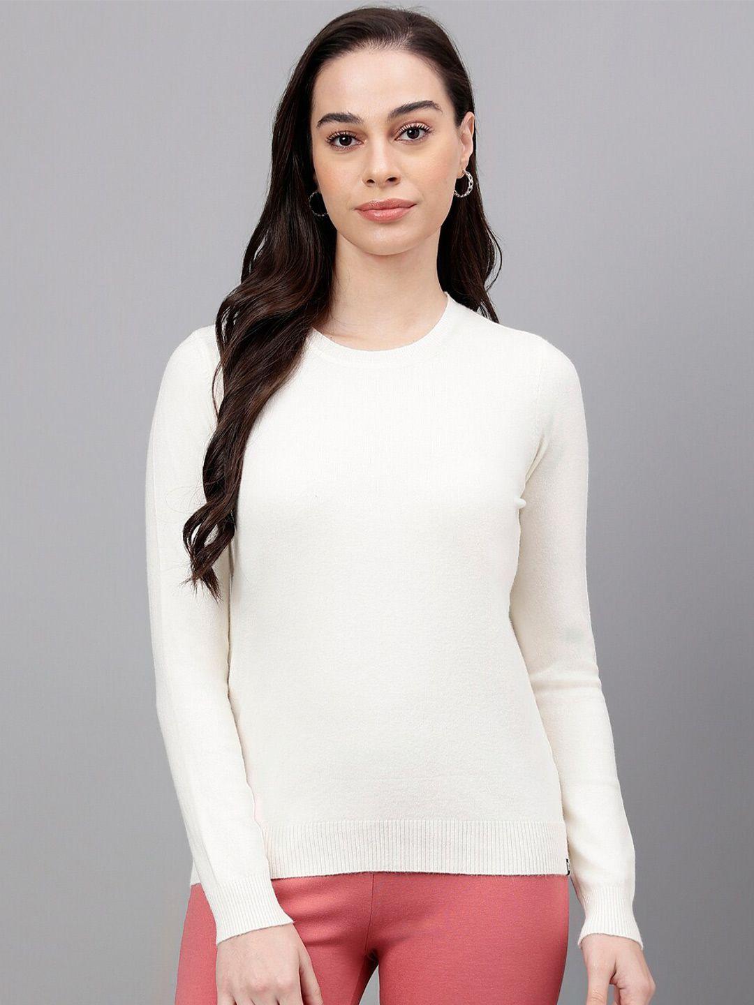 xpose women off white pullover