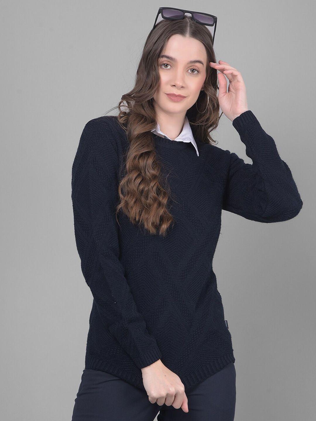 crimsoune club women navy blue pullover