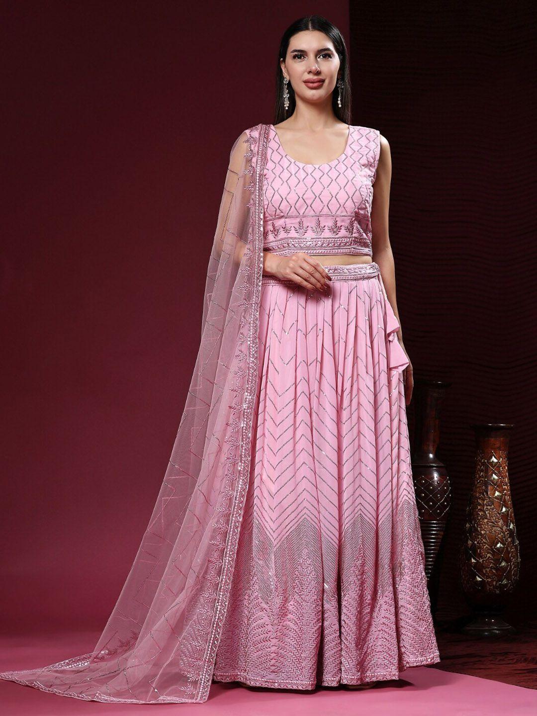 phenav pink ready to wear lehenga & blouse