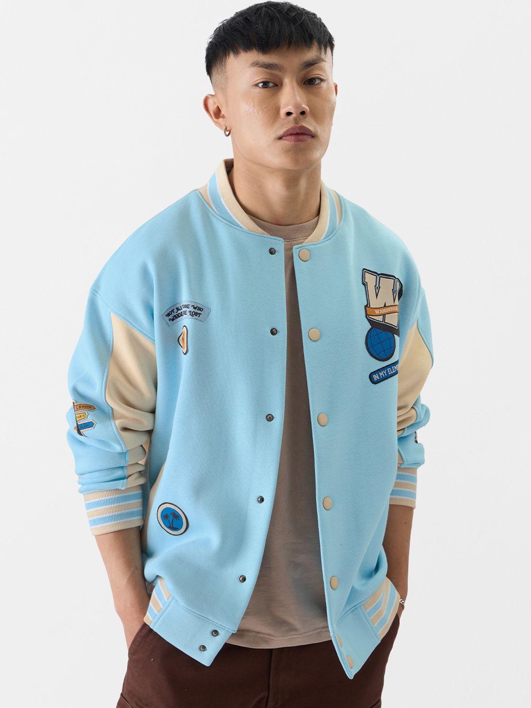 the souled store lightweight varsity jacket