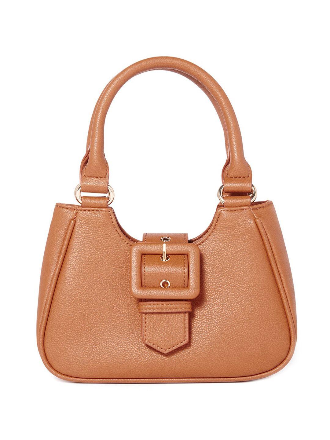 forever new brown pu handheld bag