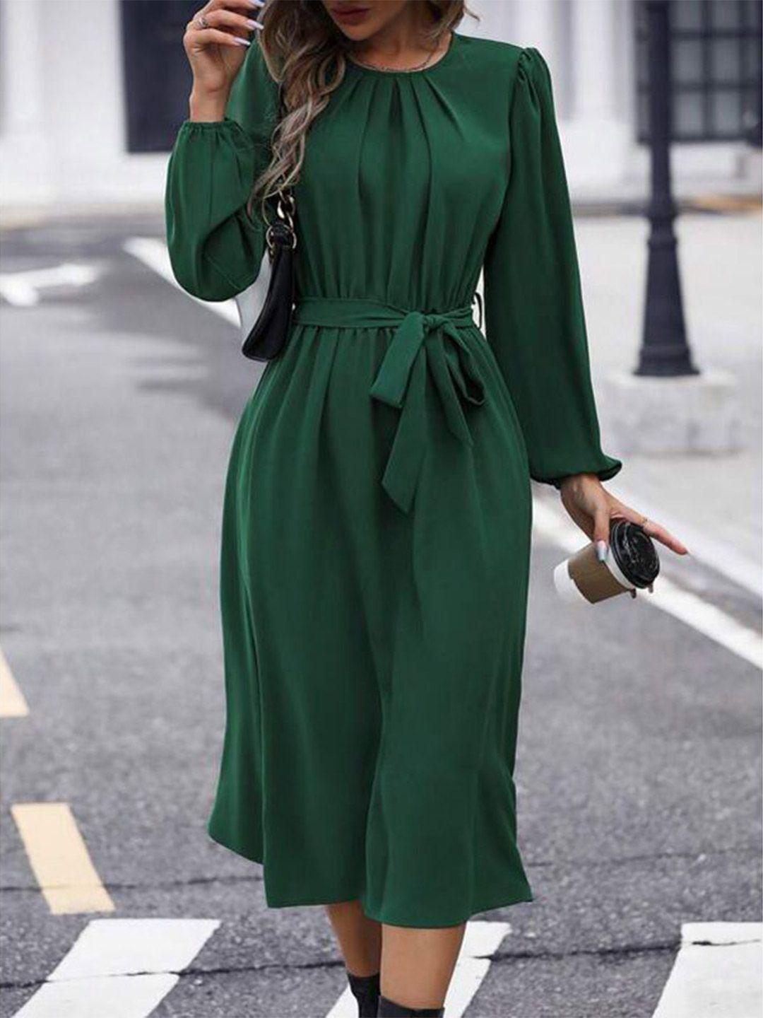 stylecast green midi dress