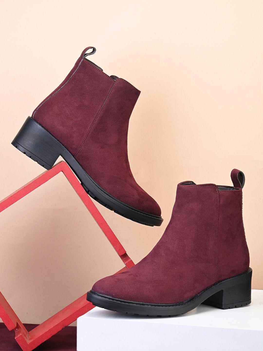 the roadster lifestyle co. women heeled chelsea boots