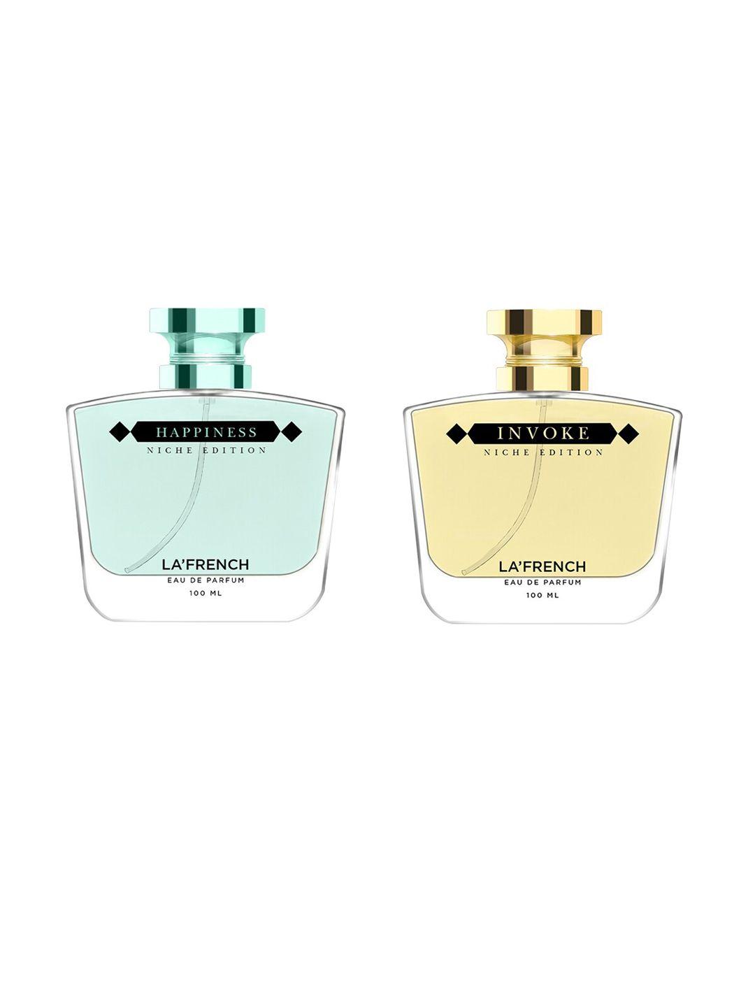 la french set of 2 happiness & invoke eau de parfum - 100ml