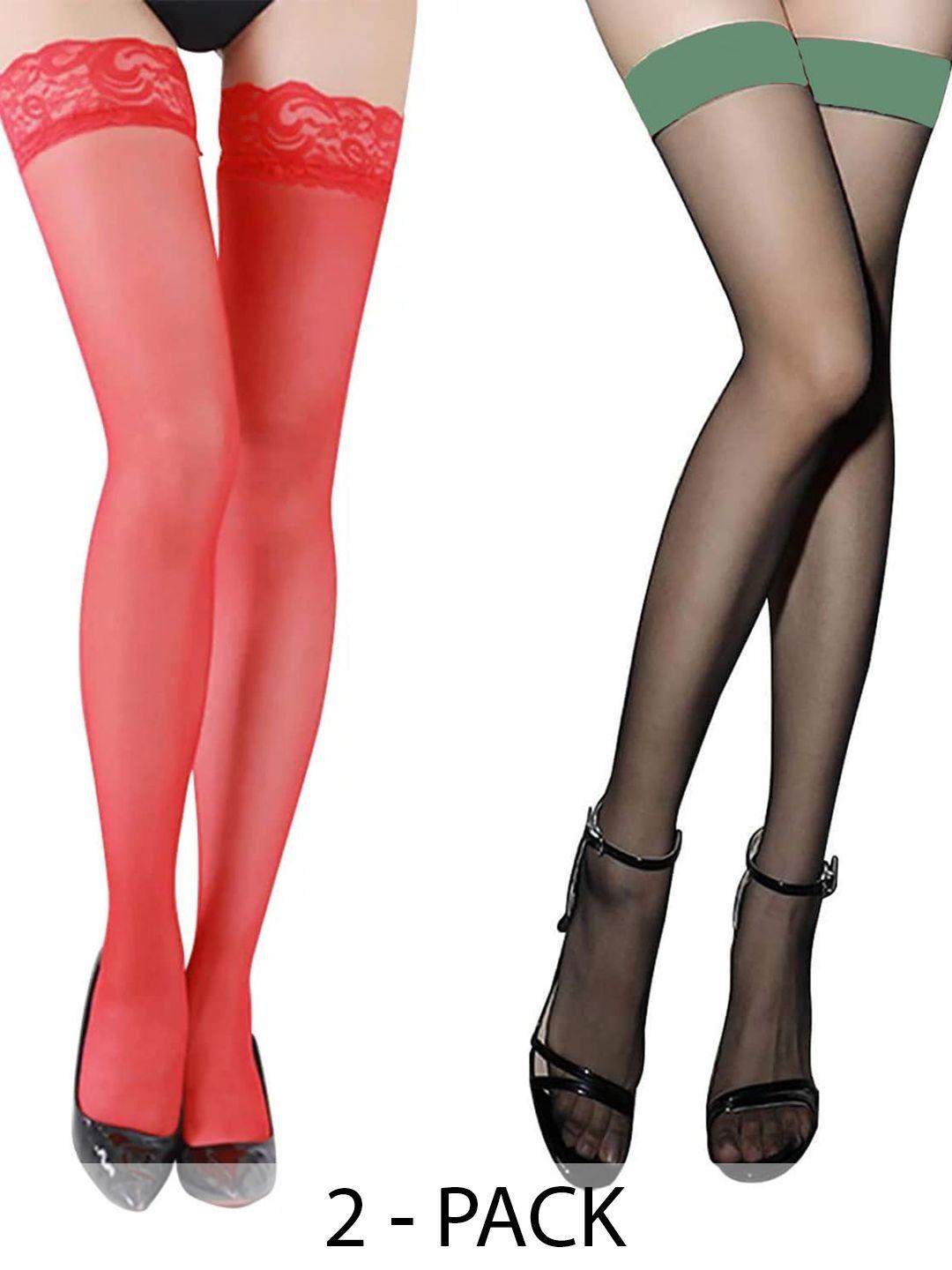 baesd pack of 2 sheer pantyhose stockings