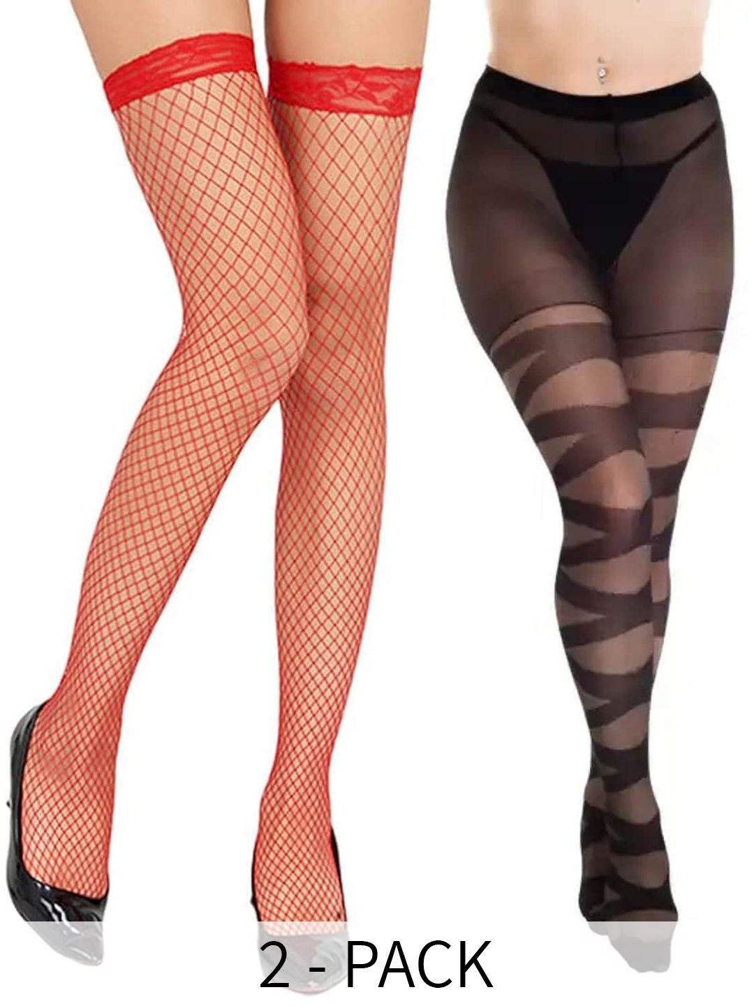 baesd pack of 2 sheer pantyhose stockings