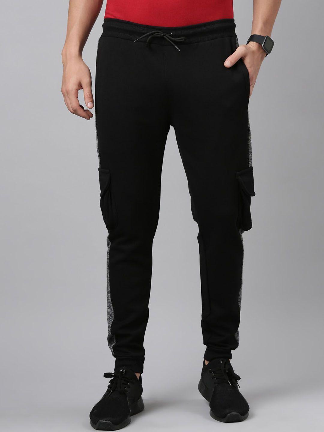 madsto men cotton mid rise joggers