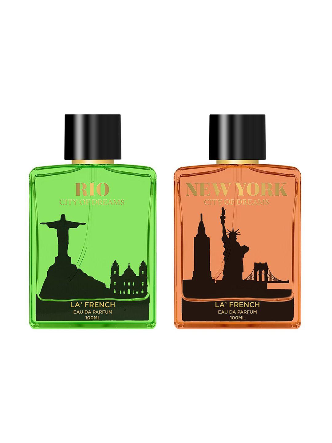 la french rio-new york 2-pcs long lasting eau de parfum - 100ml