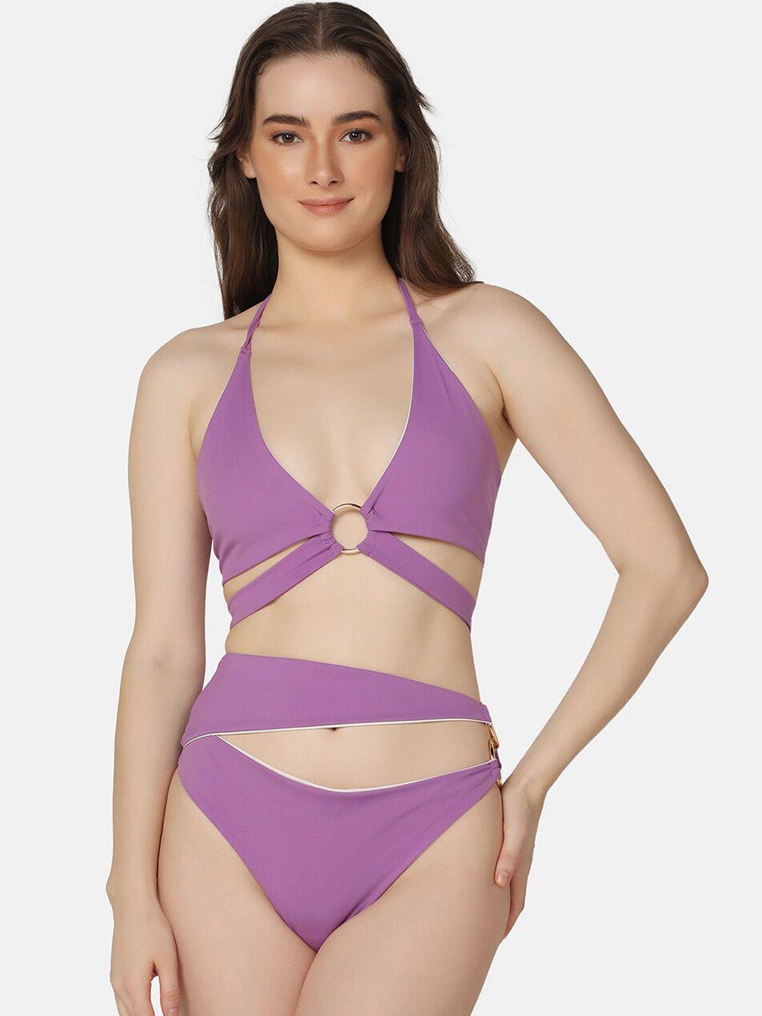 da intimo cut out two piece swim set