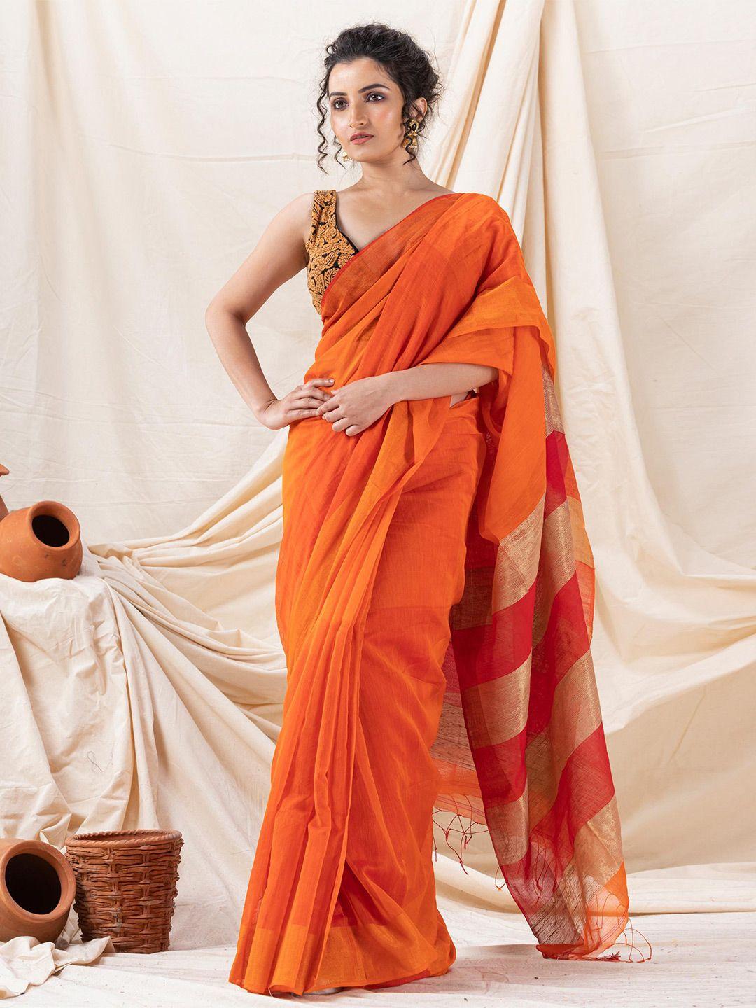 angoshobha zari detailed saree