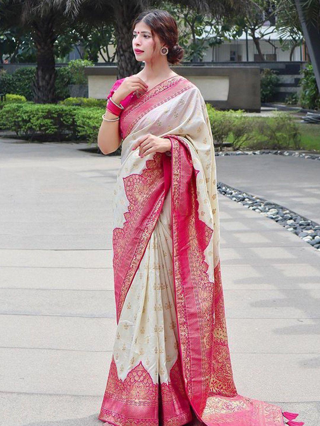 veerax ethnic motifs zari woven design pure silk designer kota saree