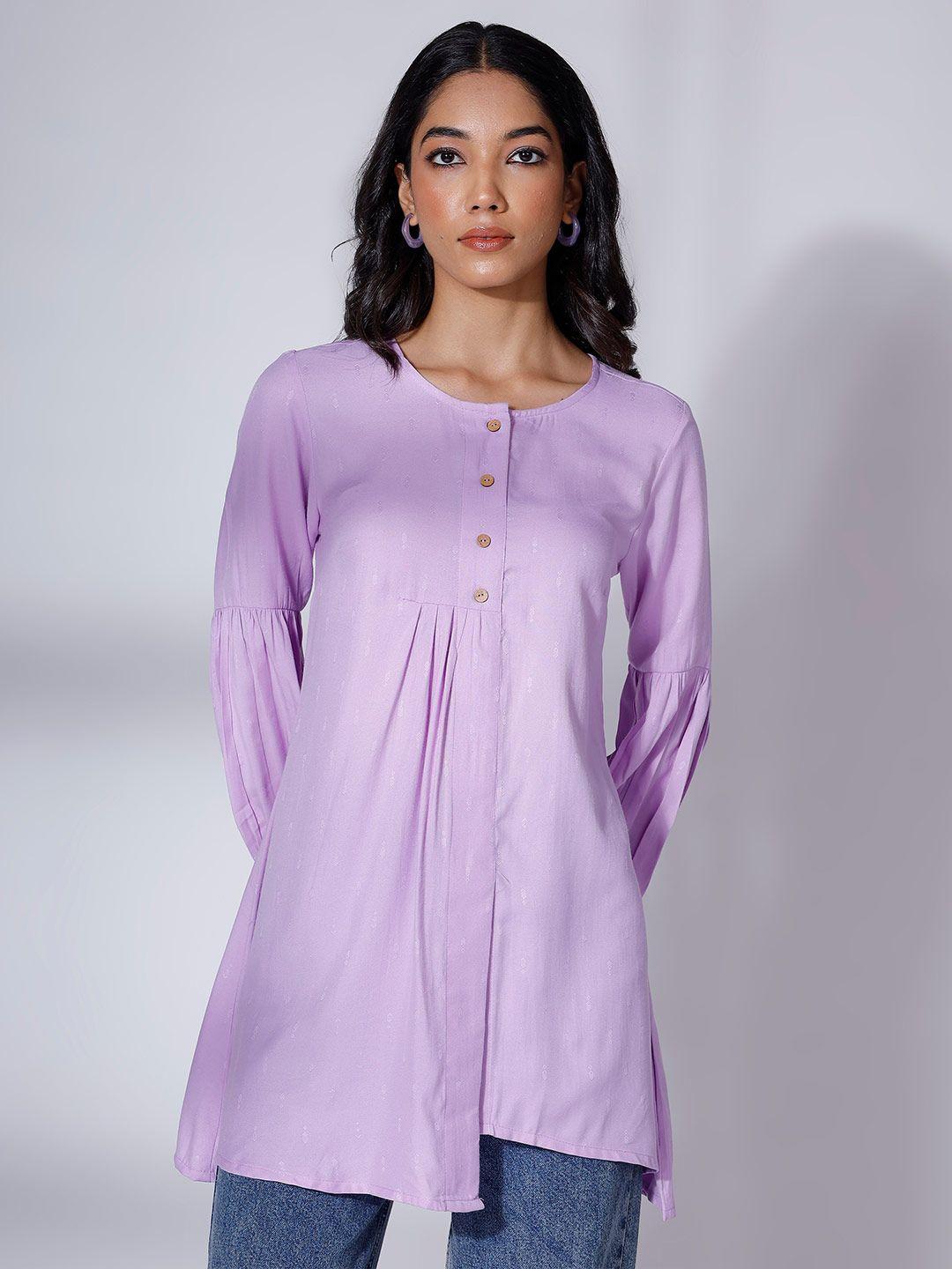 soan purple kurti