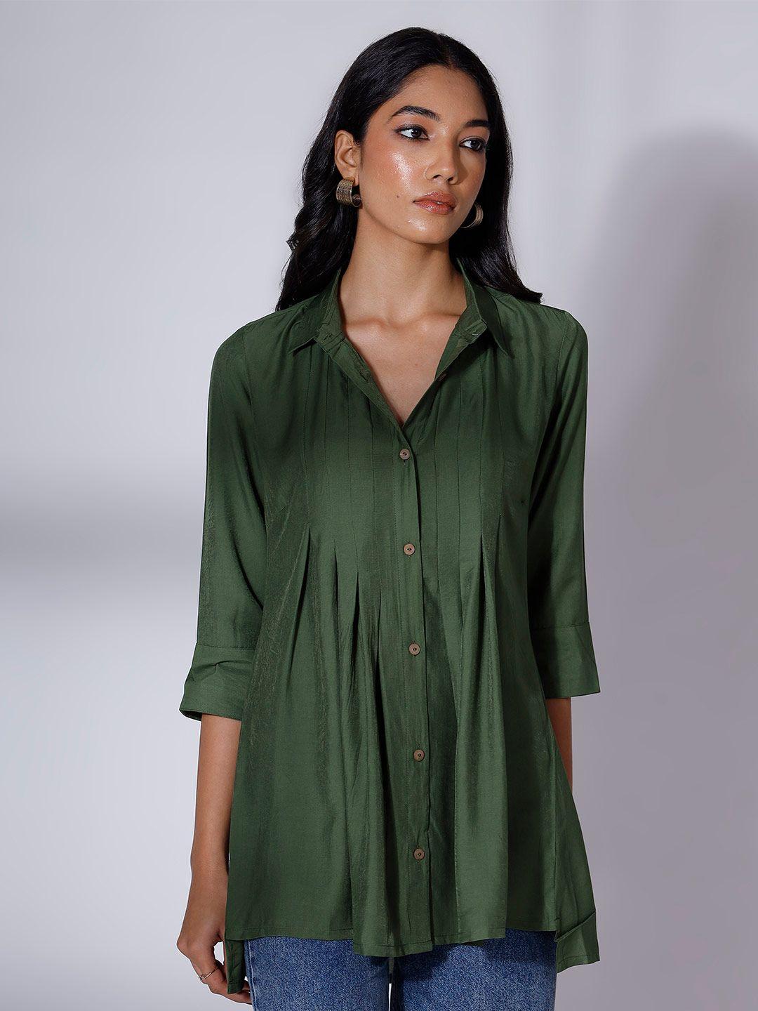 soan green kurti