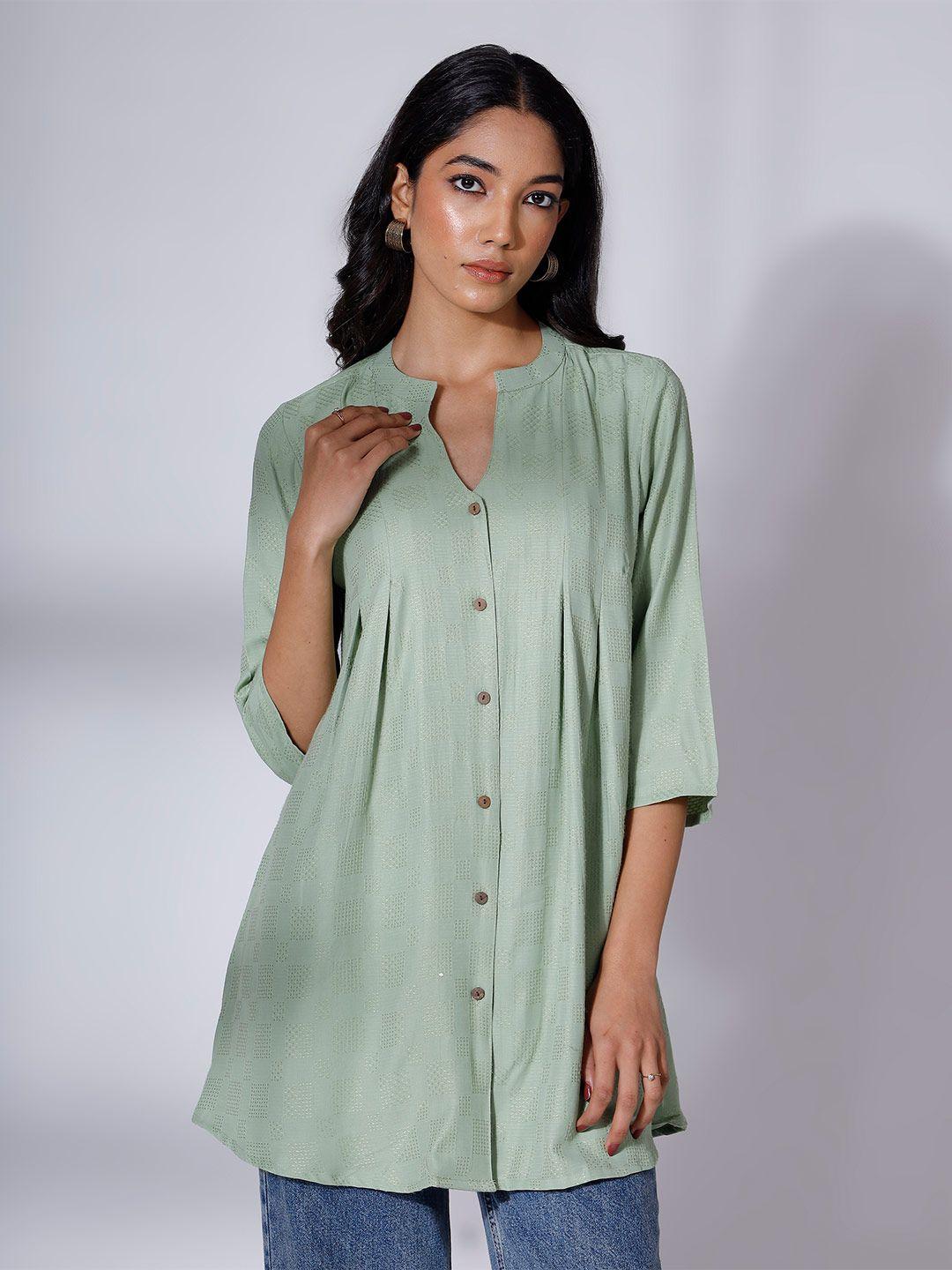 soan green kurti