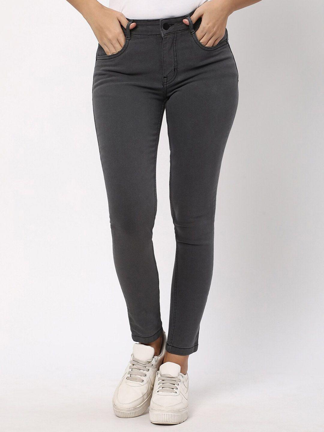 r&b women grey skinny fit jeans