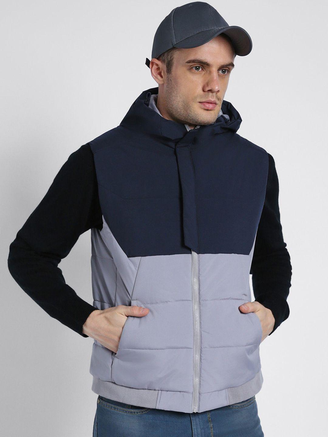 dennis lingo colourblocked lightweight bomber jacket