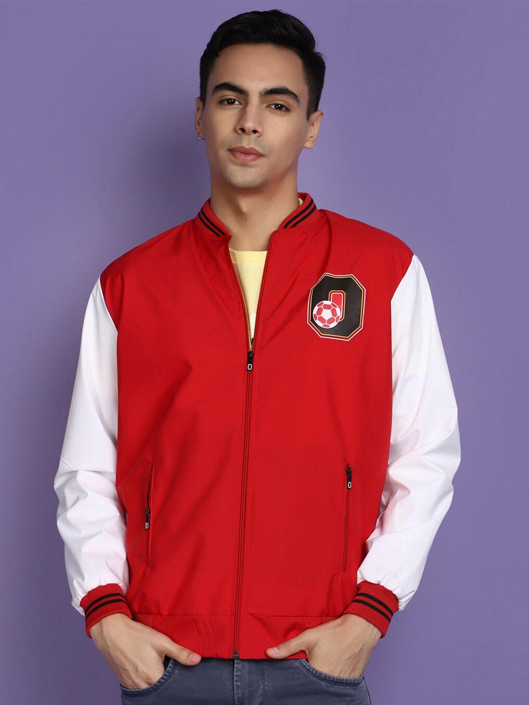 v-mart colourblocked varsity jacket