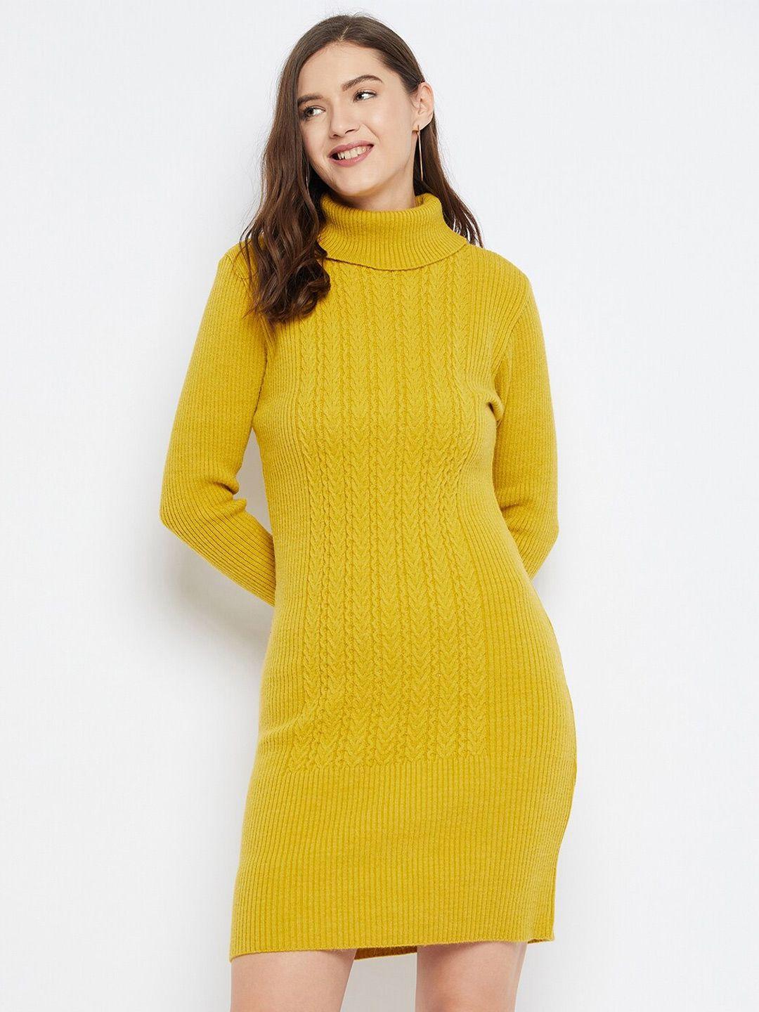 zigo woollen high neck dresses