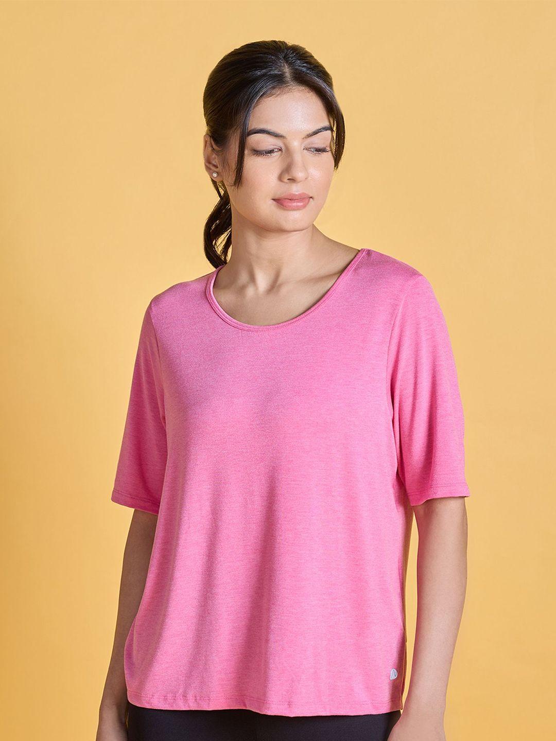 nykd women pink t-shirt