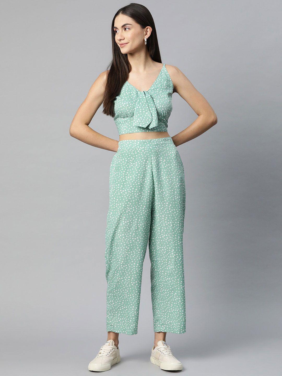 sirikit printed top & trousers co-ords