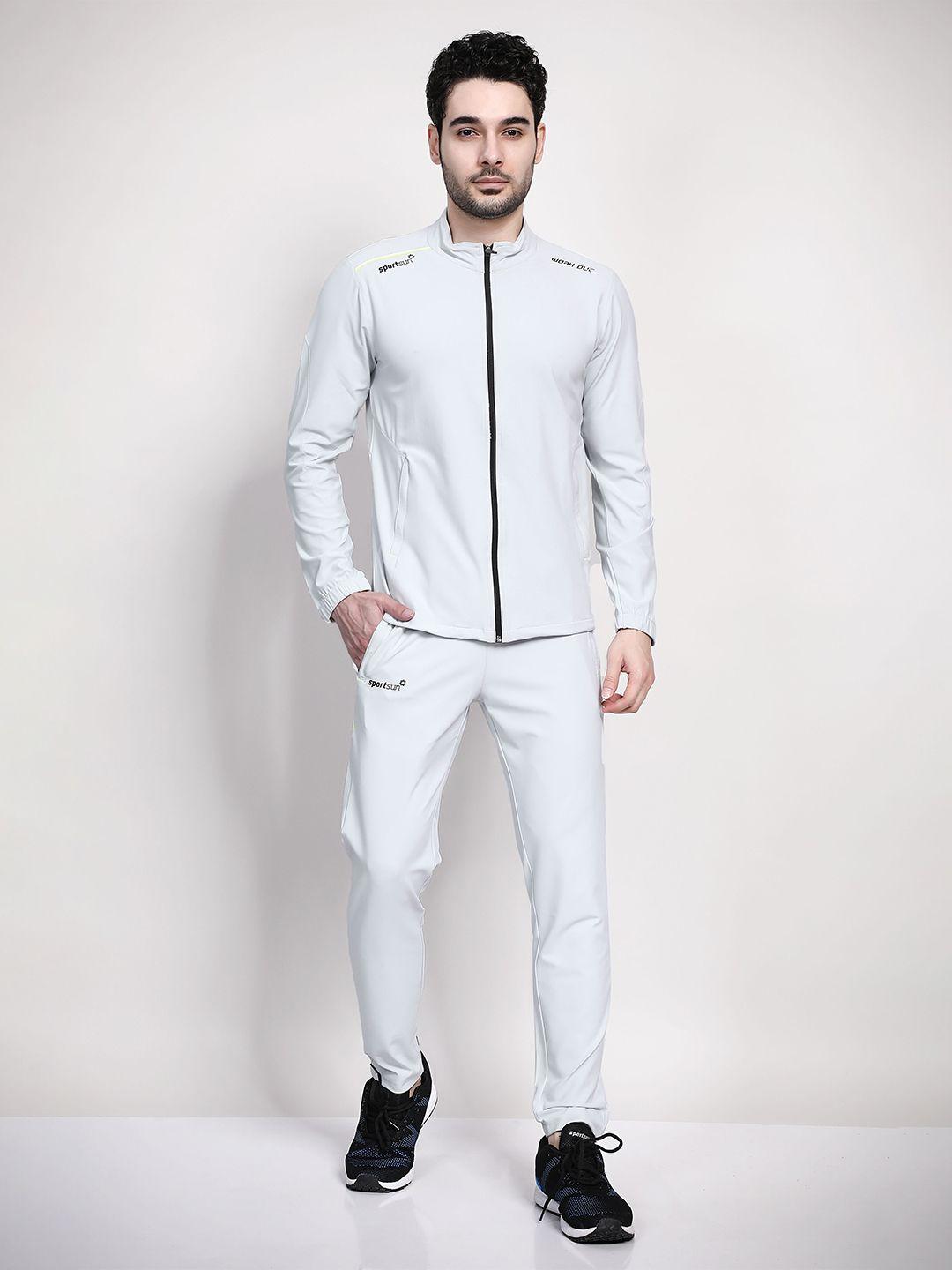 sport sun mock collar tracksuit