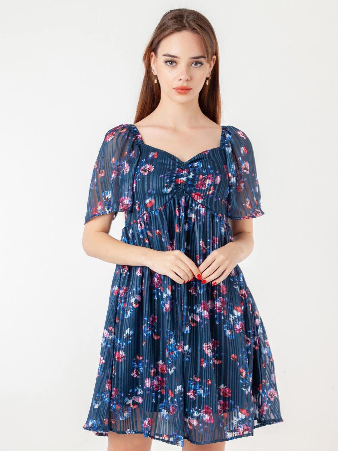 zink london blue dress