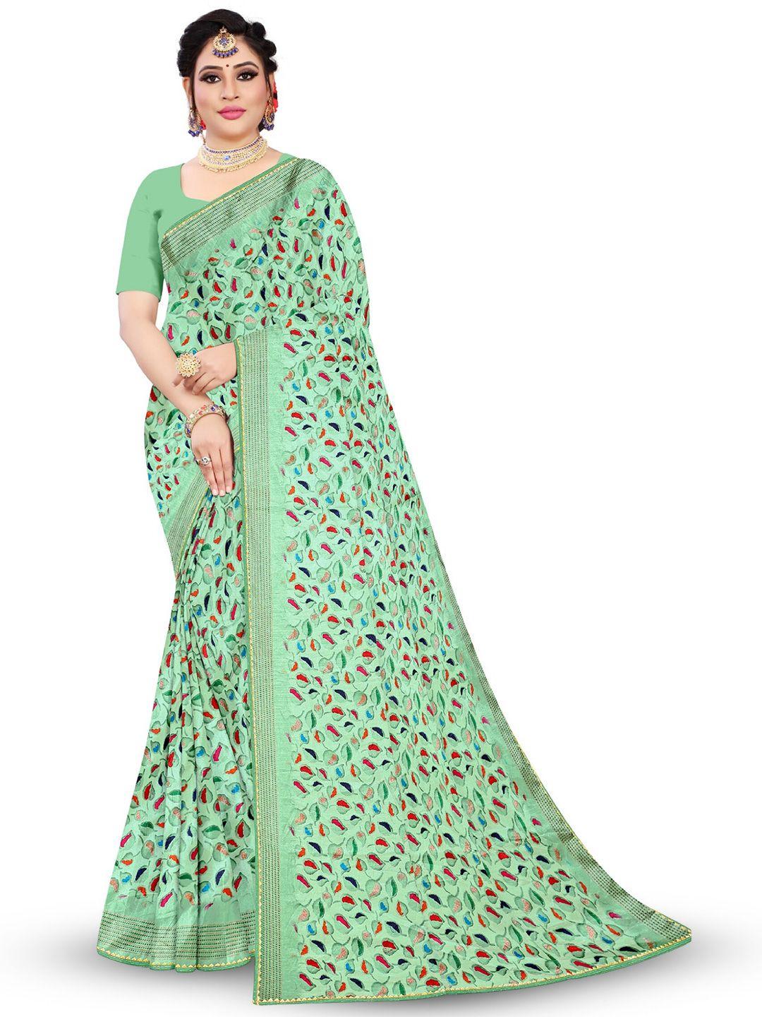 reboot fashions printed maheshwari saree