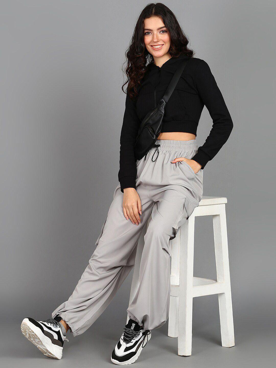 roadster women baggy fit parachute joggers