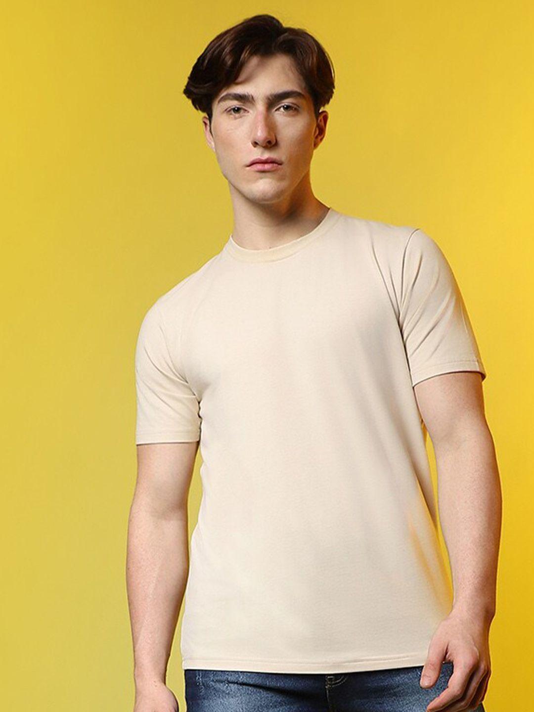 campus sutra oversized cotton basic t-shirt