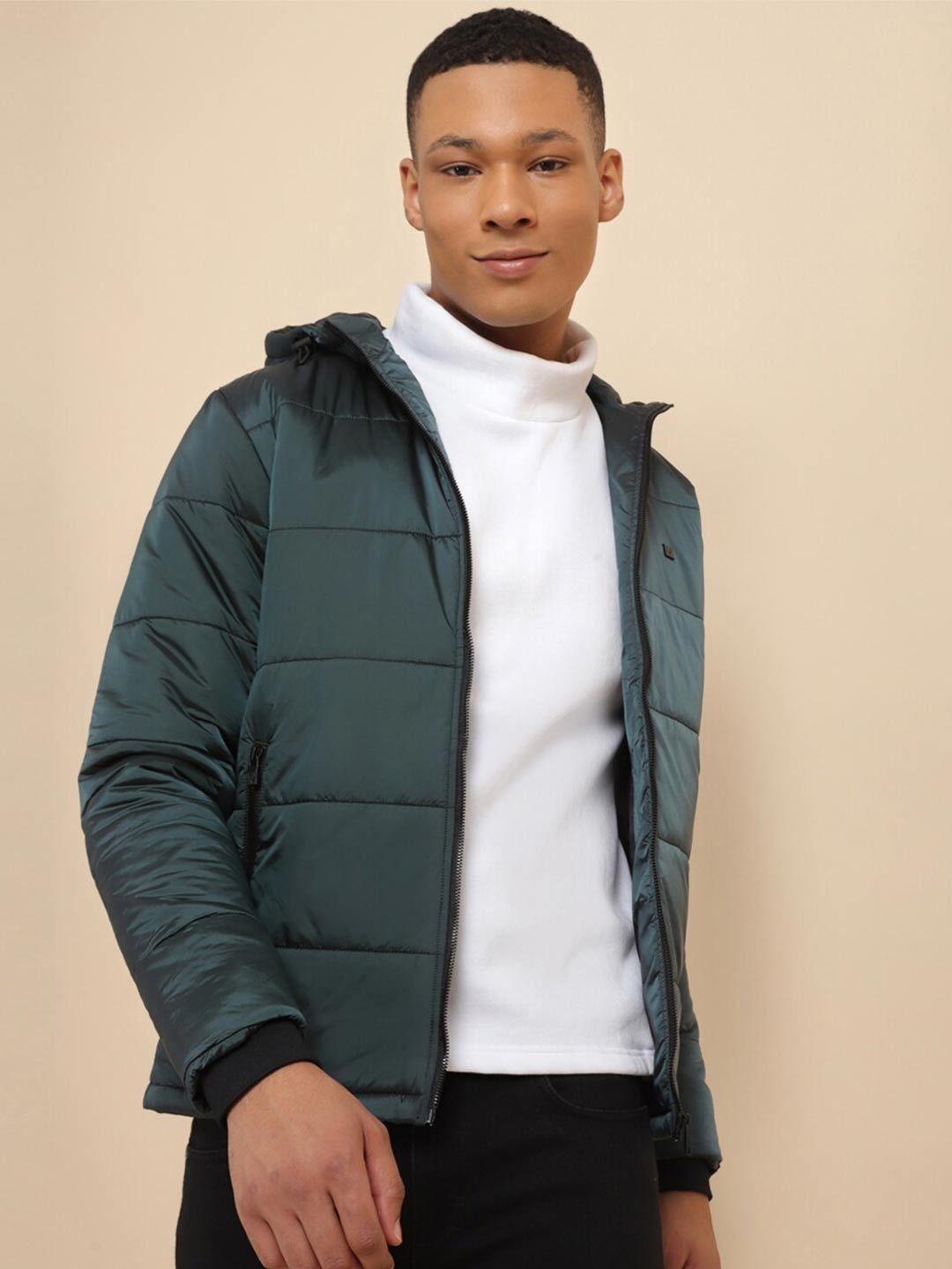 allen solly hooded puffer jacket