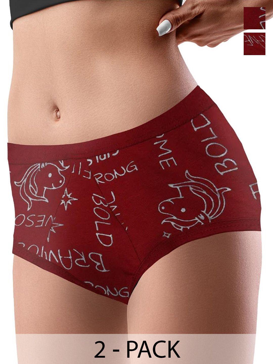 dchica set of 2 reusable period panty