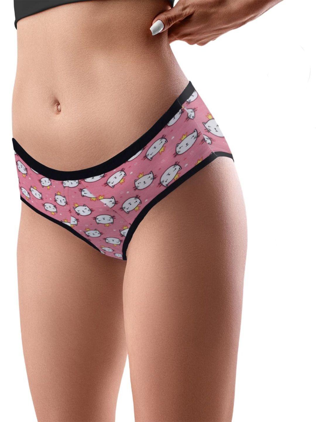 dchica graphic printed cotton reusable period panty