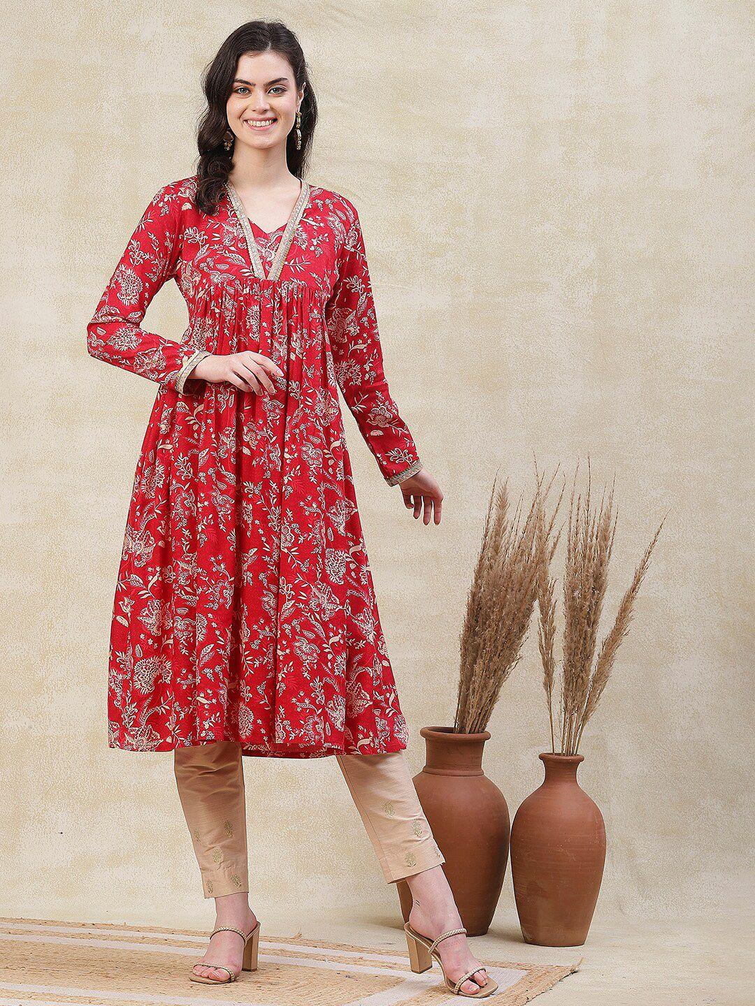 fashor ethnic motifs printed kurta