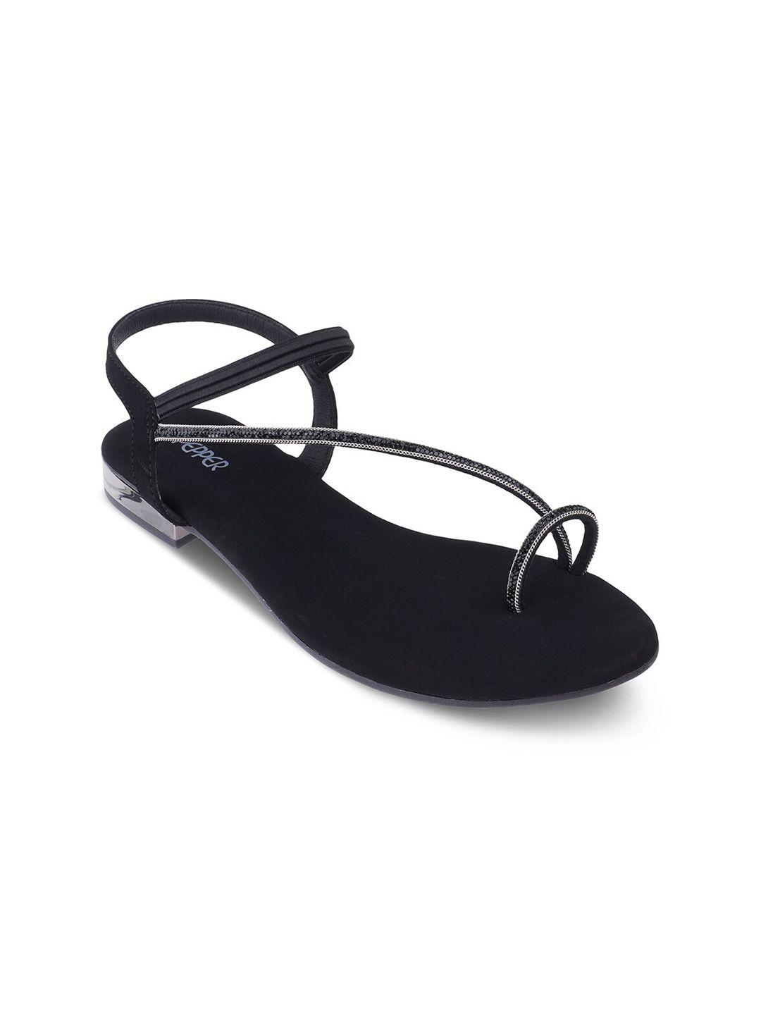 pepper one toe flats